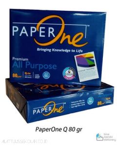 Foto PaperOne Q 80 gr Kertas Fotocopy Print HVS Putih merek PaperOne