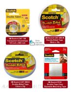 3M Scotch Double tape CAT 136, CAT 200 S/M 12mm 16mm , Scotch R101 reusable Mounting Tape Tersedia di supplier alat tulis sekolah dan kantor terdekat