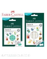 Gambar Faber-Castell Adhesive Tack-IT 30gr Green (187052) Karet tempel lengket pakai ulang merek Faber Castell