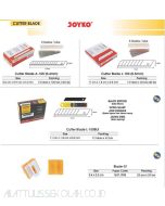 Toko Atk Grosir Bina Mandiri Stationery Jual Isi Pisau Kater Cutter Blade Besar-Kecil & Special Edition Black Harga Diskon Quantity banyak di Toko ATK ini