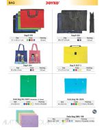 Contoh Joyko Bag B-002/003/004 B-2637-3  Data Bag 104F/C /DB-105FK/DBG-108/109 Tas Jinjing Data Bag kain Map Pocket Plastik merek Joyko