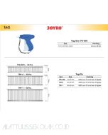 Foto Alat Tembak Label Merk Barang Harga Tag Gun dan Refill Tag Pin Joyko TG-600 | TPN-0 | TPN-1 | TPN-A00 merek Joyko