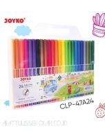 Gambar Joyko Color Brush Pen CLP-47 (12 Color) Pena Kuas Warna Menggambar Melukis merek Joyko