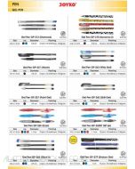 Contoh Pulpen gel Joyko Gel Pen GP-262 Skill Gel (Black,Blue,Red) merek Joyko