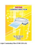 Contoh Joyko Laminating Film LF100-3244 (A3) merek Joyko