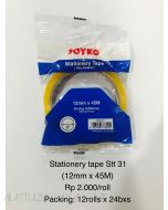 Foto Joyko Stationery Tape STT-31 (12mm x 45M) Selotip Kecil Plastik merek Joyko