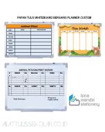 Papan Tulis Spidol Whiteboard Bergaris Tabel / Planner, Solusi Tepat untuk Jadwal Kerja dan Piket