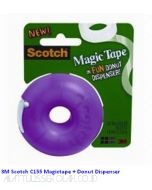 Katalog 3M Scotch harga murah & terjangkau, Image ATK Sekolah SIPLAH 3M Scotch C155 Magictape + Donut Dispenser harga normal 28000 di Distributor ATK Bina Mandiri Stationery